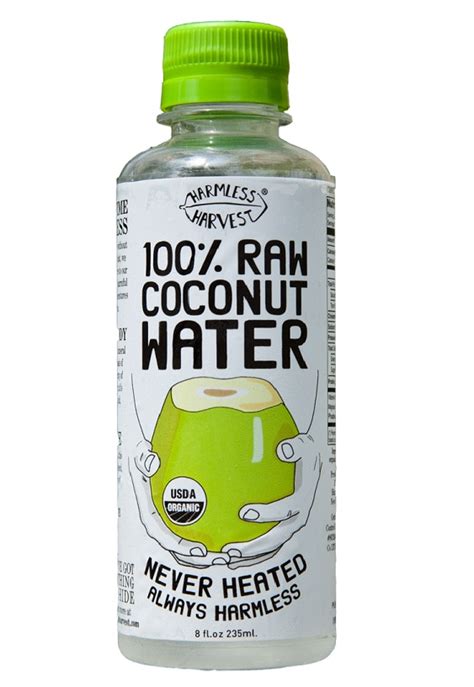 fair trade coconut water.